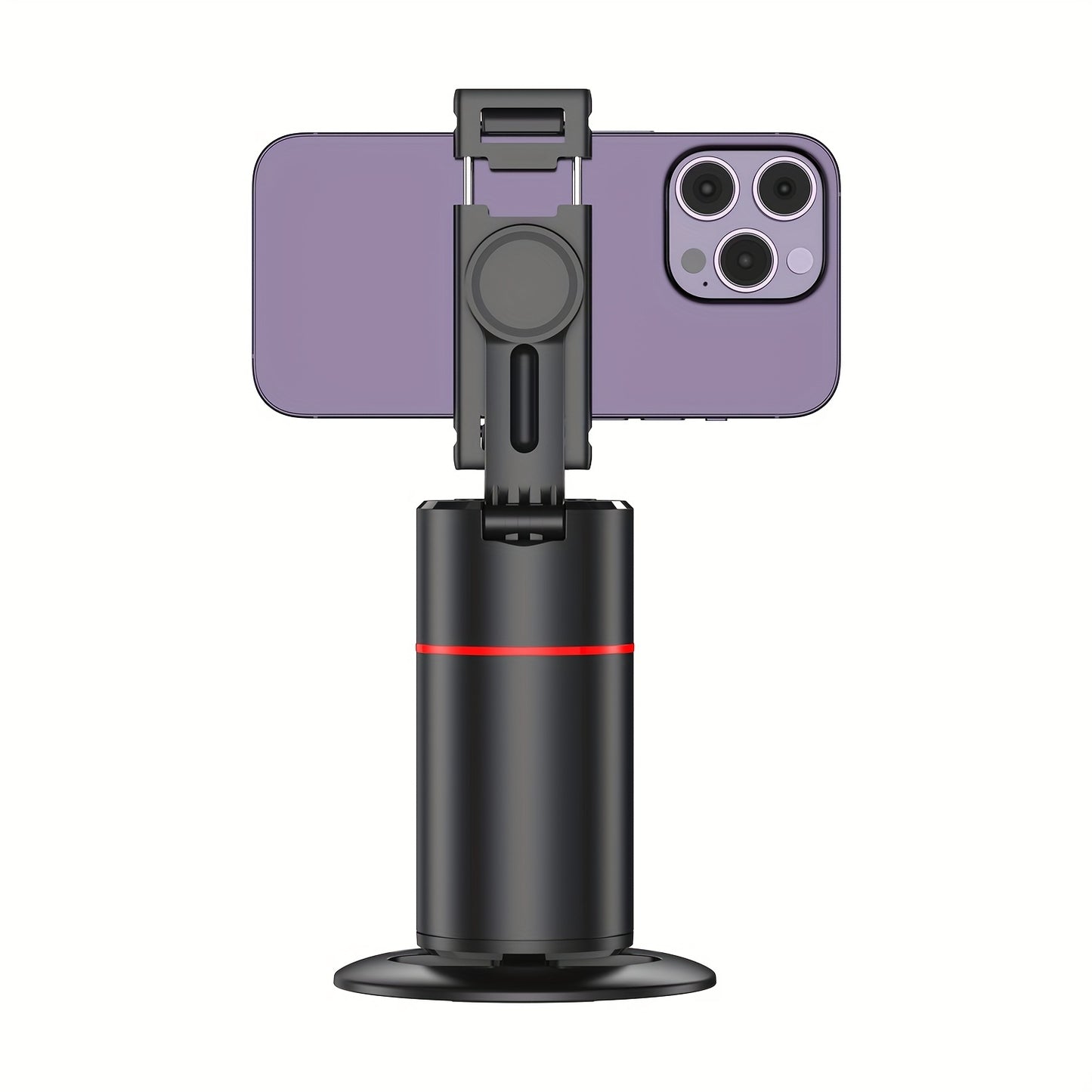 Auto Face Tracking Tripod, Auto Tracking Phone Holder, No App Required, 360° Rotation Face Body Phone Camera Mount Smart Shooting Phone Tracking Holder With Remote Gesture Control For Vlog, Streaming, Video