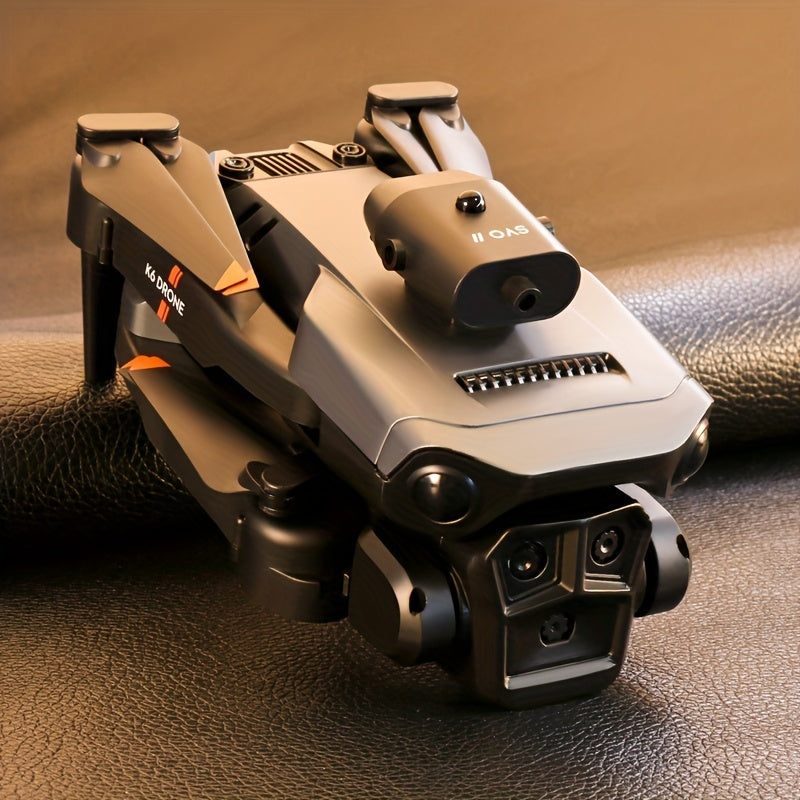 K6 Max Foldable 5-Camera Drone: Beginner-Friendly, Customizable Routes, Obstacle Avoidance, Christmas/Halloween/Thanksgiving Gift