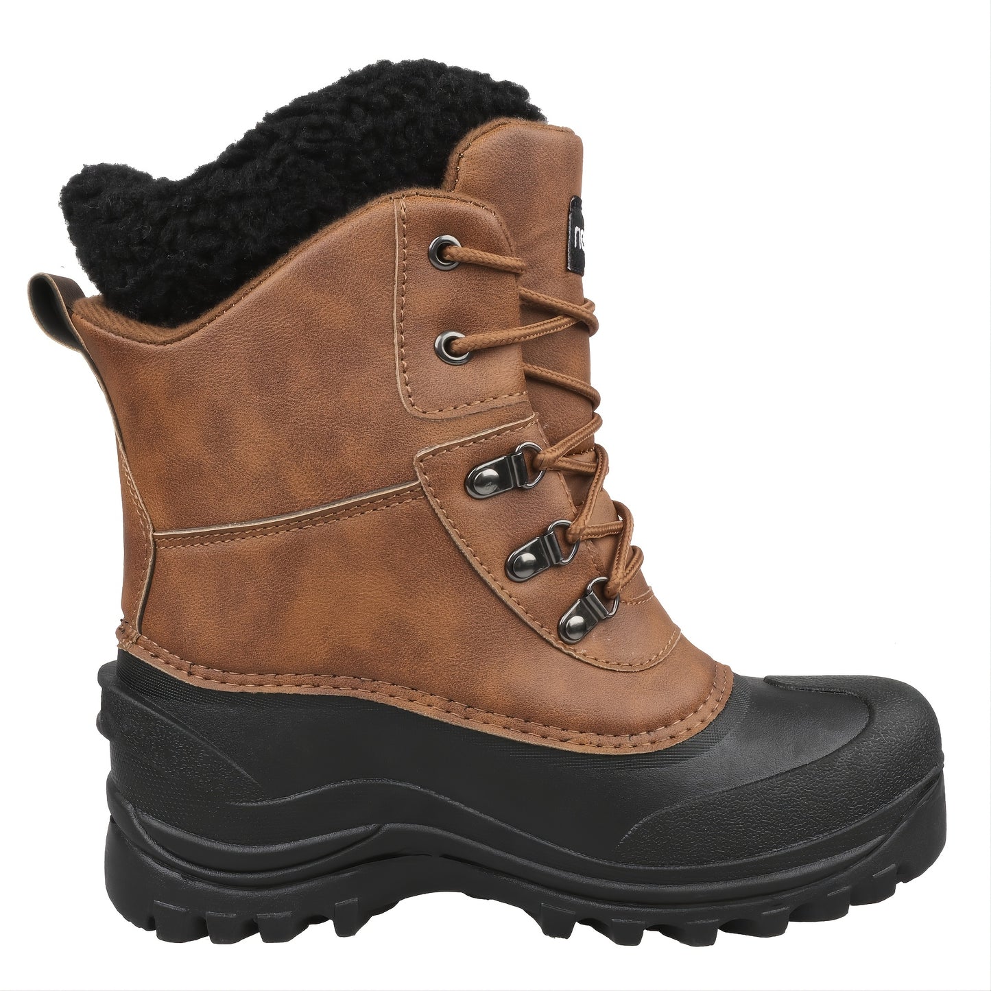 Men's High Quality Snow Boots - Warm Fleece Lined, Durable Non-Slip Traction Sole for Hiking, Trekking & Gardening - Ankle Support, Lace-Up Closure - Versatile All-Season Outdoor Footwear [Popular Choice