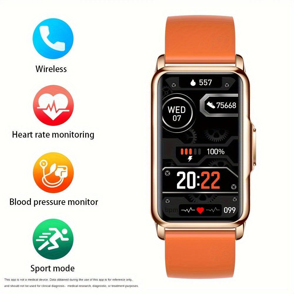1pc Smart Watch, 20+ Sports Modes, Sleep, Weather, Alarm Clock, Information Reminder, Sedentary Reminder, Drinking Water Reminder, Raise The Wrist To Light Up The Screen, Remote Control Camera, Female Menstrual Cycle Reminder