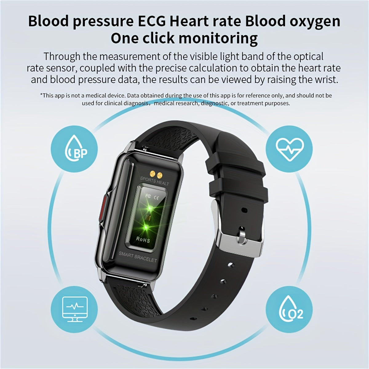 1pc Smart Watch, 20+ Sports Modes, Sleep, Weather, Alarm Clock, Information Reminder, Sedentary Reminder, Drinking Water Reminder, Raise The Wrist To Light Up The Screen, Remote Control Camera, Female Menstrual Cycle Reminder