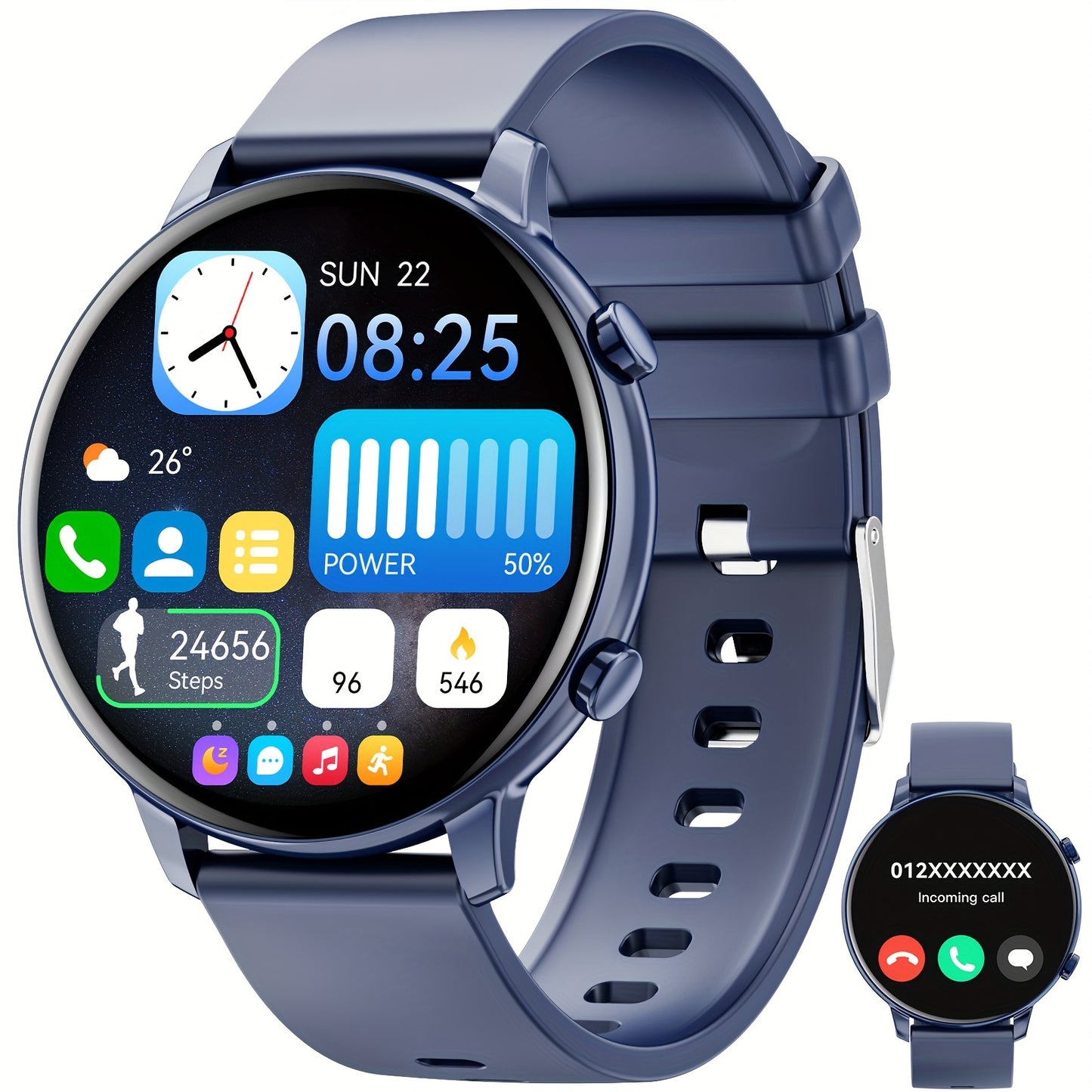 Women's Smartwatch, 1.39'' Wireless Call Smartwatch Gift With Voice Assistant, Remote Camera, 100+sports Modes Compatible With Multiple Mobile Systems