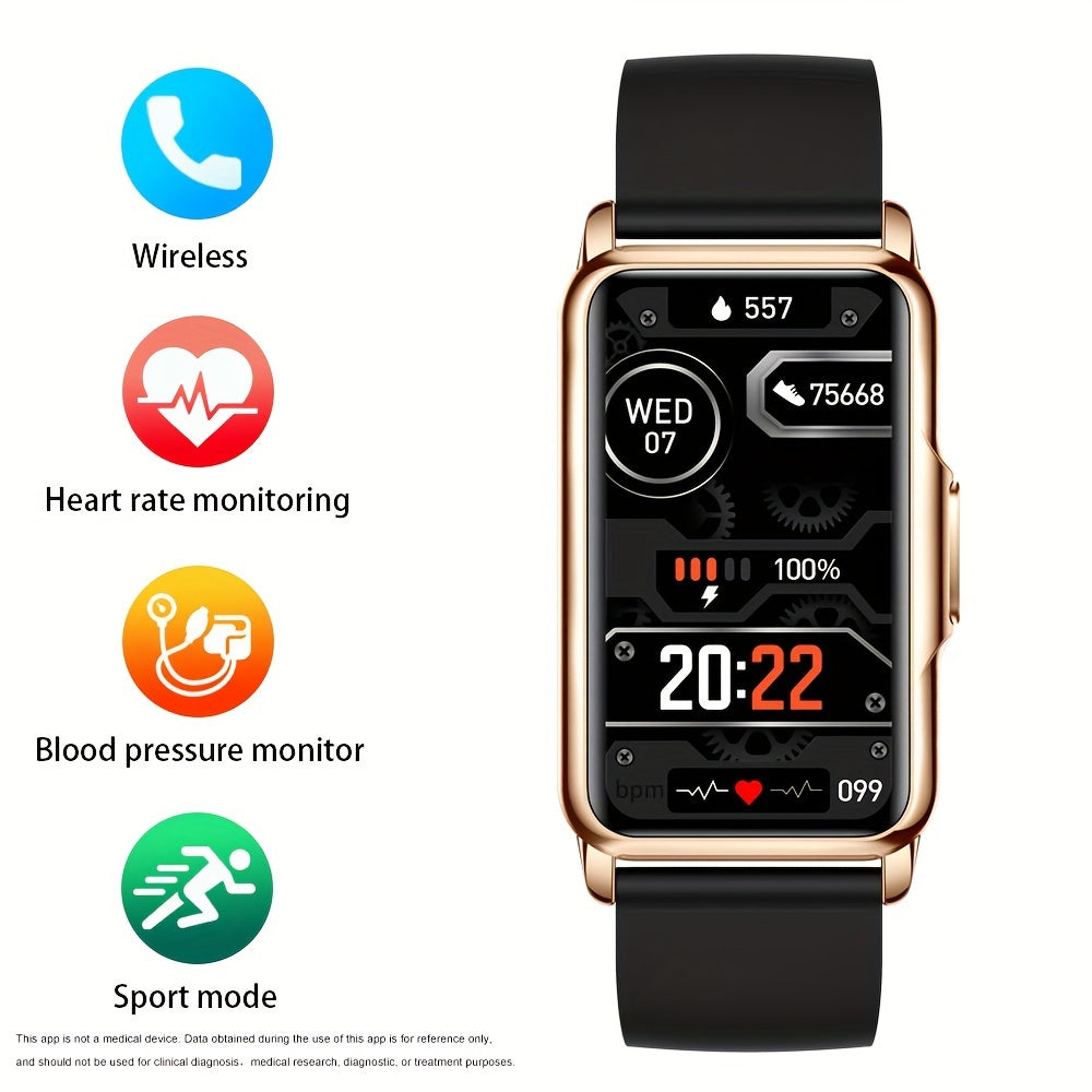 1pc Smart Watch, 20+ Sports Modes, Sleep, Weather, Alarm Clock, Information Reminder, Sedentary Reminder, Drinking Water Reminder, Raise The Wrist To Light Up The Screen, Remote Control Camera, Female Menstrual Cycle Reminder