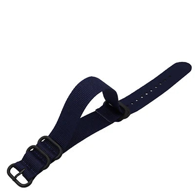 UTHAI P31 Nylon Straps 18mm 20mm 22mm 24mm Nylon Watch Band nylon canvas watch strap with five-ring black buckle steel thic
