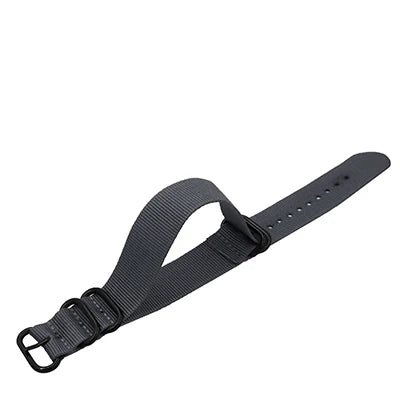 UTHAI P31 Nylon Straps 18mm 20mm 22mm 24mm Nylon Watch Band nylon canvas watch strap with five-ring black buckle steel thic