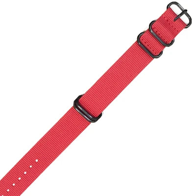UTHAI P31 Nylon Straps 18mm 20mm 22mm 24mm Nylon Watch Band nylon canvas watch strap with five-ring black buckle steel thic