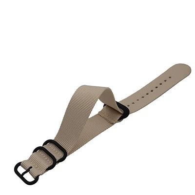 UTHAI P31 Nylon Straps 18mm 20mm 22mm 24mm Nylon Watch Band nylon canvas watch strap with five-ring black buckle steel thic