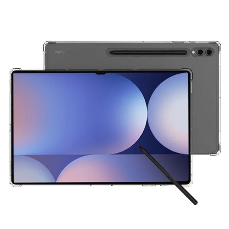For Samsung Galaxy Tab S10 Ultra 14.6 inch 2024 Protective Case SM-X920 X926B Thickened Soft Airbag Clear Funda TPU Tablet Shell
