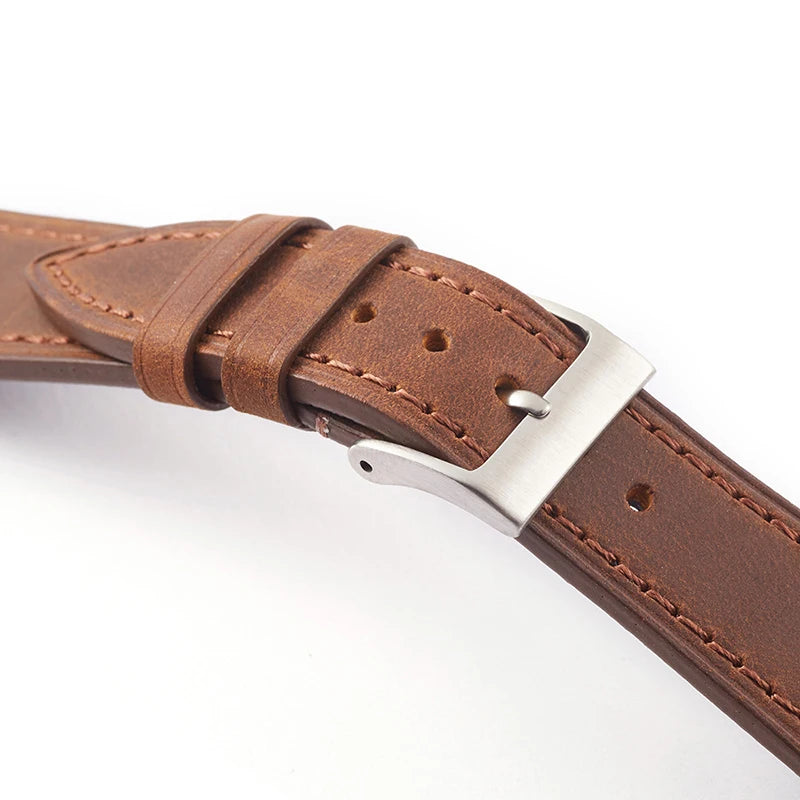 Vintage Watch Strap Quick Release 18mm 19mm 20mm 21mm 22mm Cowhide Watchband Smart Watch Strap Accessories BraceletZ106