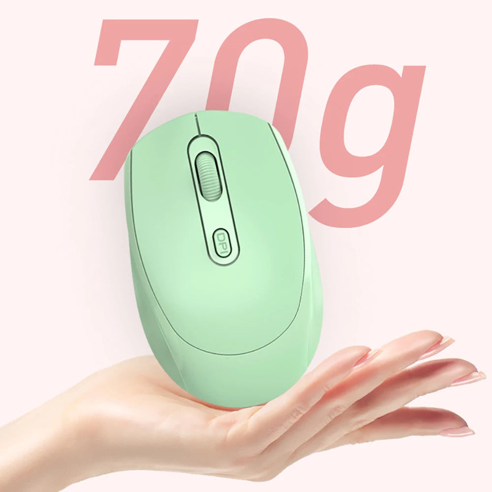 Dual Mode Bluetooth 5.1 Wireless Mouse 2.4G Wireless Mouse Rechargeable Mouse 1200 DPI Gaming Mouse For Macbook Tablet Laptop PC
