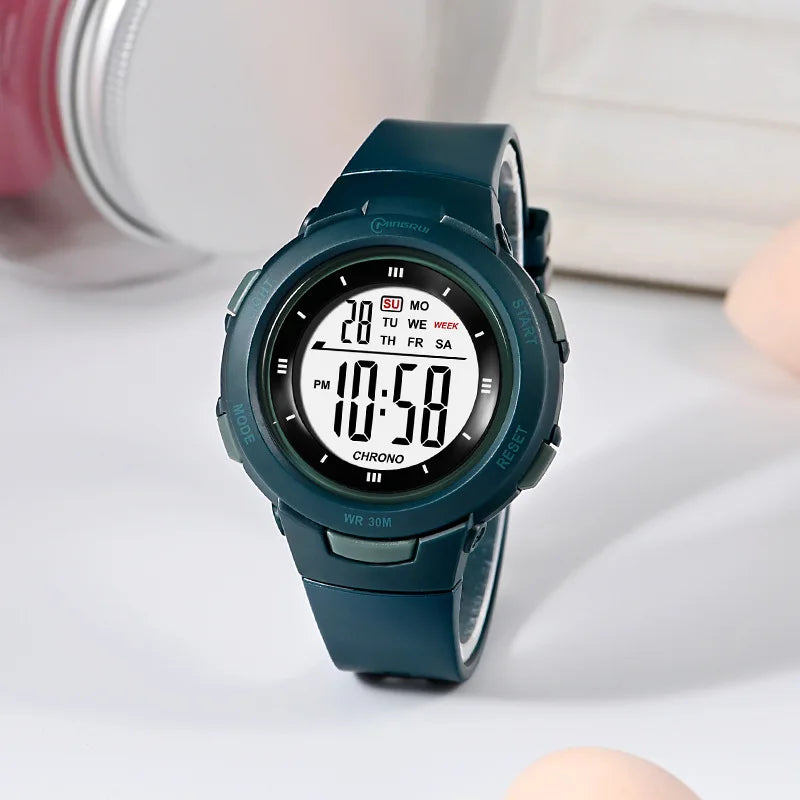 UTHAI CE49 Kids Watches Fashion Luminous Waterproof Alarm Clock Smart Watches Boys and Girls Student Electronic Wristwatch Gift