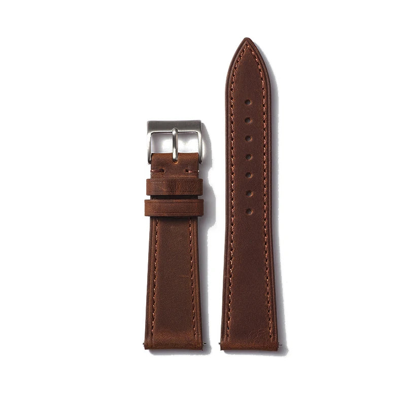 Vintage Watch Strap Quick Release 18mm 19mm 20mm 21mm 22mm Cowhide Watchband Smart Watch Strap Accessories BraceletZ106