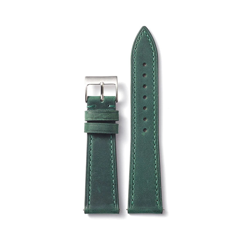 Vintage Watch Strap Quick Release 18mm 19mm 20mm 21mm 22mm Cowhide Watchband Smart Watch Strap Accessories BraceletZ106