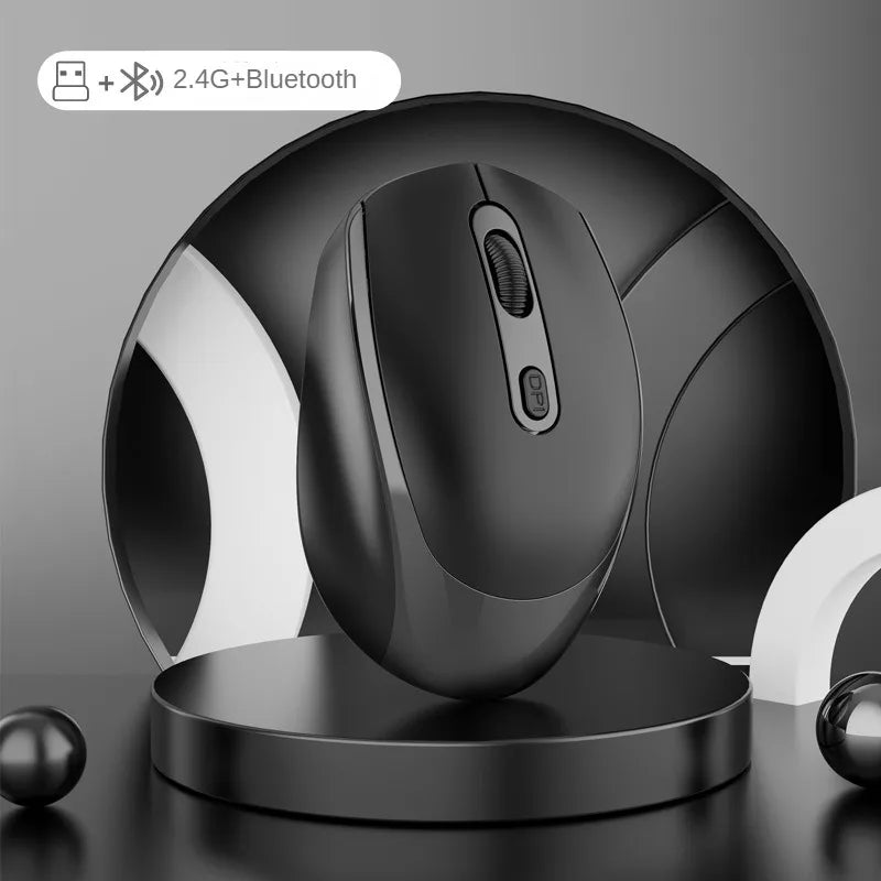 Dual Mode Bluetooth 5.1 Wireless Mouse 2.4G Wireless Mouse Rechargeable Mouse 1200 DPI Gaming Mouse For Macbook Tablet Laptop PC