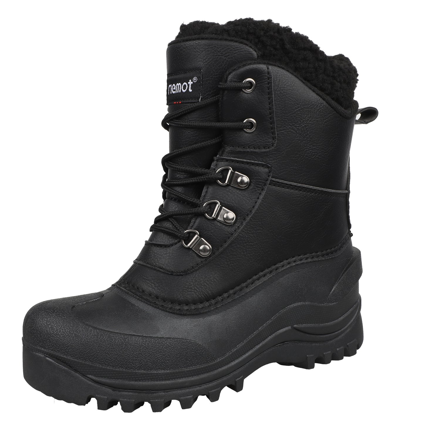 Men's High Quality Snow Boots - Warm Fleece Lined, Durable Non-Slip Traction Sole for Hiking, Trekking & Gardening - Ankle Support, Lace-Up Closure - Versatile All-Season Outdoor Footwear [Popular Choice