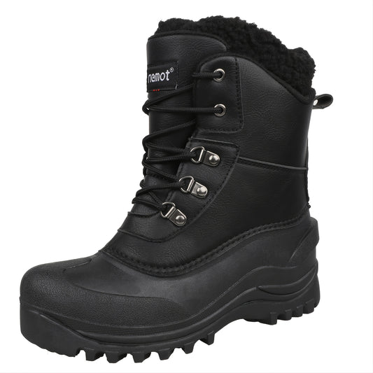 Men's High Quality Snow Boots - Warm Fleece Lined, Durable Non-Slip Traction Sole for Hiking, Trekking & Gardening - Ankle Support, Lace-Up Closure - Versatile All-Season Outdoor Footwear [Popular Choice
